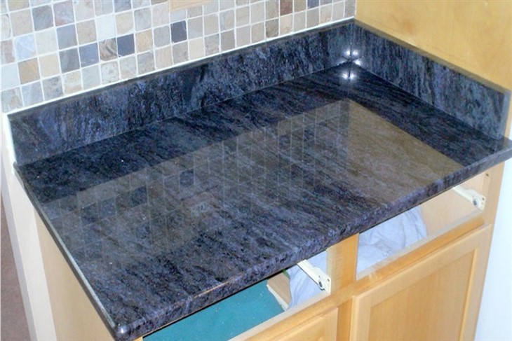 Blue Brass Granite Vanity Top